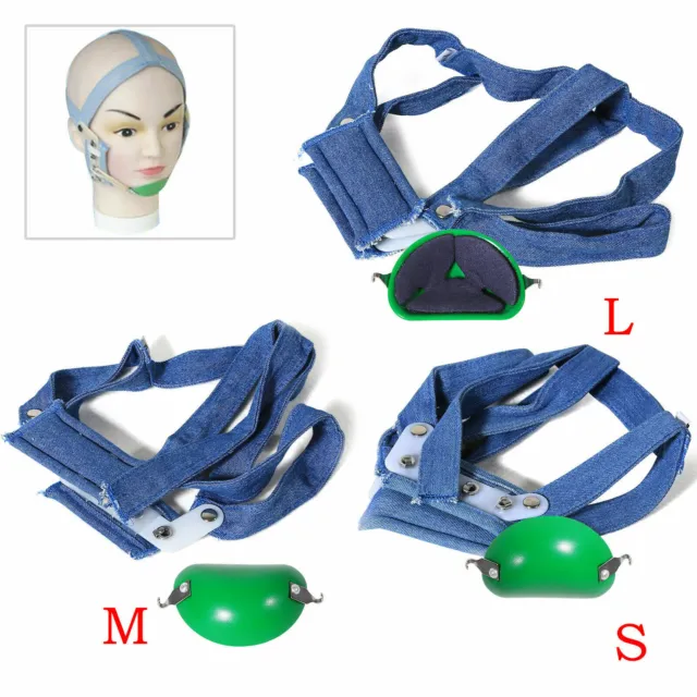 3 sizes Dental Orthodontic High Pull Strap High-Pull Headgear Safety Blue Strap