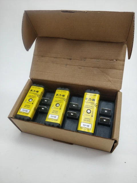 Eaton TCF100 Fusible Boîte Of 6 Pièces 100A