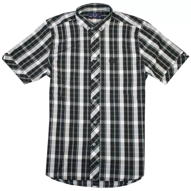 Camicia uomo Fred Perry manica corta camicia button down colletto M2126 231 5157