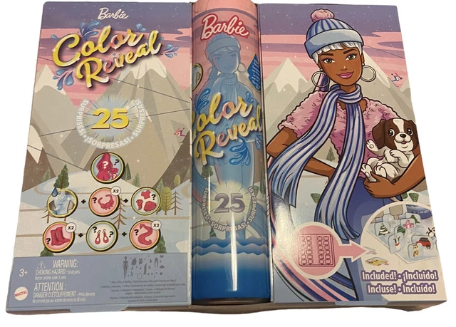 Mattel Barbie Color Reveal Advent Calendar New Toy Calendar Box Damage