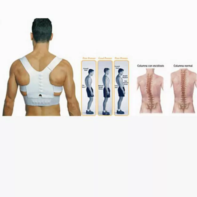 Shoulder Support Straighten Out Brace Belt Unisex Back Brace Posture Corrector 3