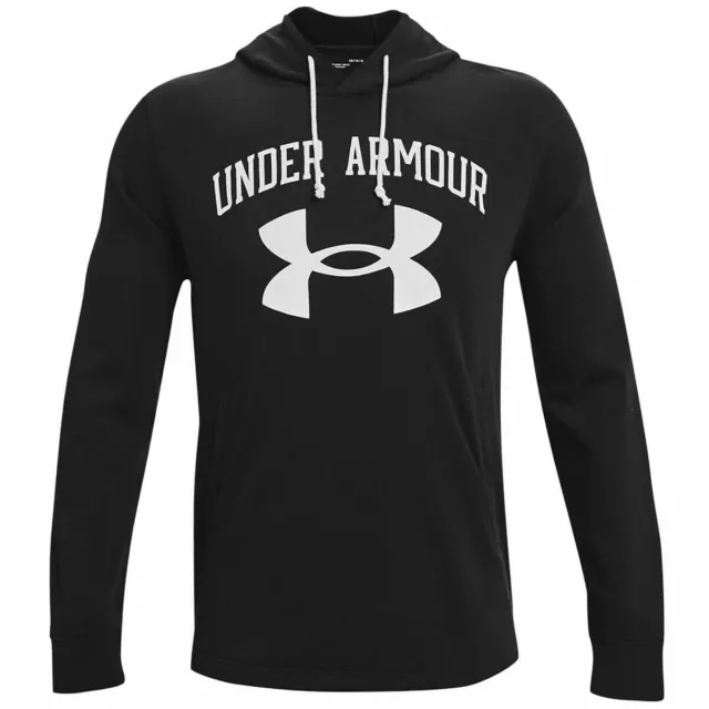 Under Armour Rival Terry Big Logo Herren Kapuzenpullover Hoodie Pullover