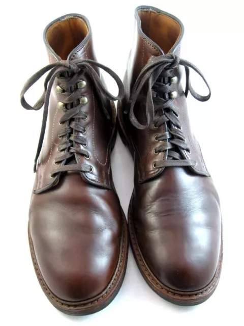 Allen Edmonds "HIGGINS MILL" Men's Derby Boots 12 D BROWN CHROMEXCEL (140N)