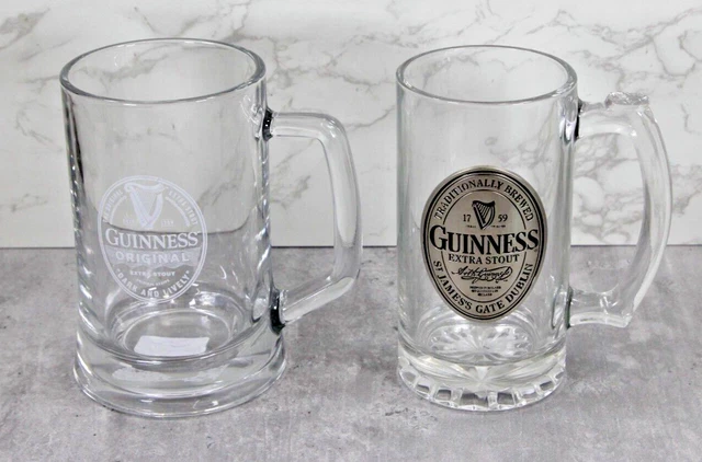 Pair of Guinness Pint Glasses - Ideal Christmas Present