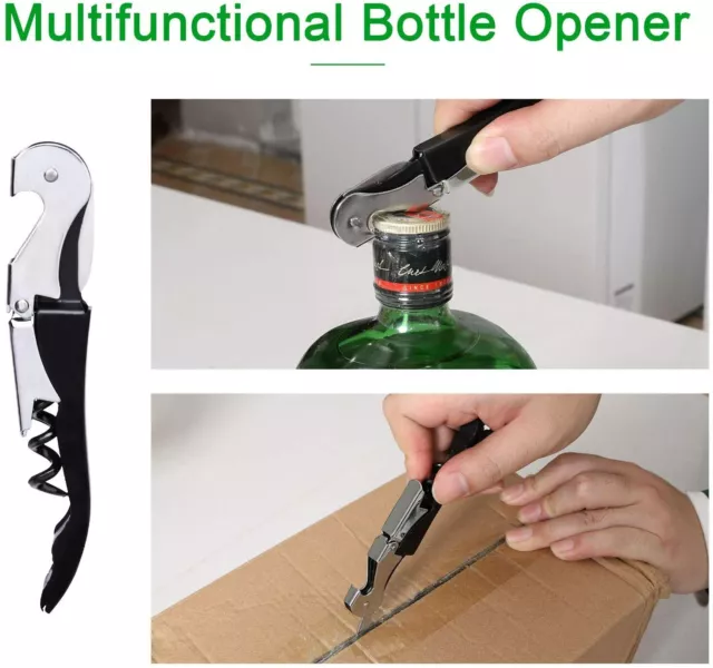 Zeemuuloo ouvre-bouteille multifonction outils de cuisine ensemble de 4 pièces, pot antidérapant ouvert 3