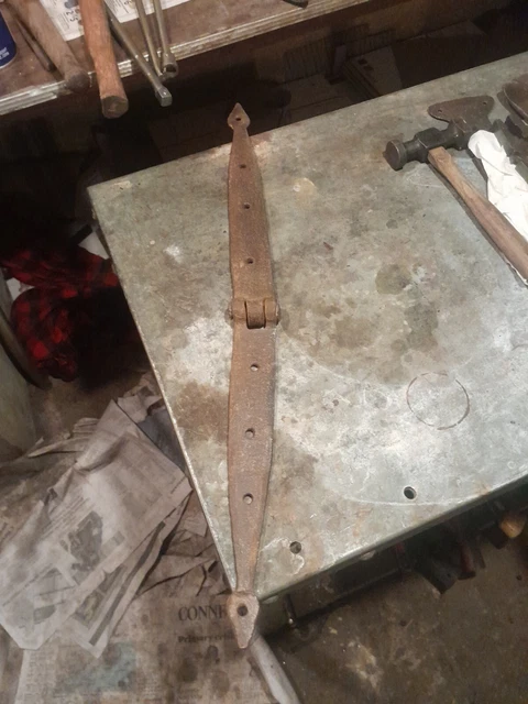 Antique Forged Barn Door Strap Hinge