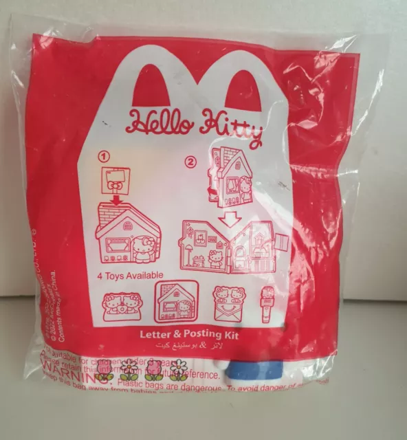 McDonald's Toy Dubia Happy Meal 2022 HELLO KITTY Letter & Posting Kit BNIB