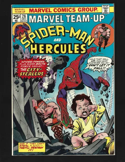Marvel Team-Up #28 FNVF Kane Mooney Spider-Man Hercules Professor Aldritch