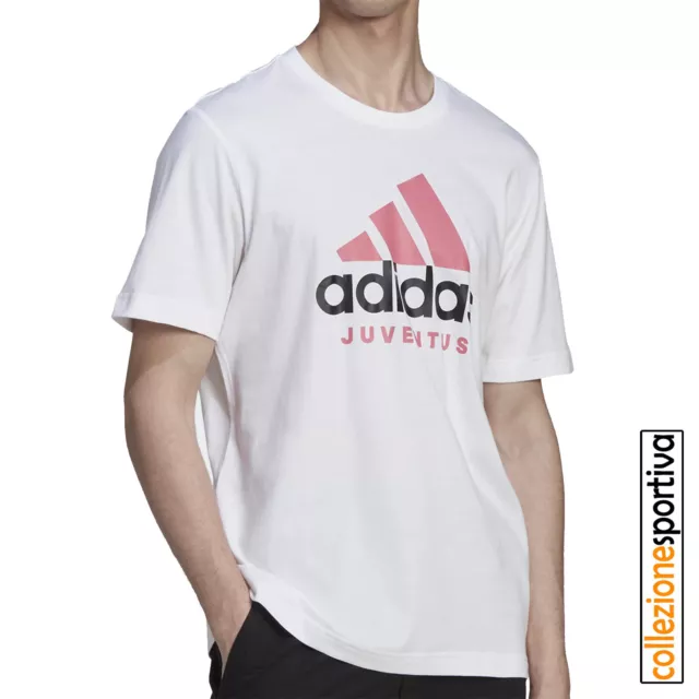 T-SHIRT ADIDAS JUVENTUS DNA GRAPHIC JUVE- HD8886 col.bianco/nero/rosa