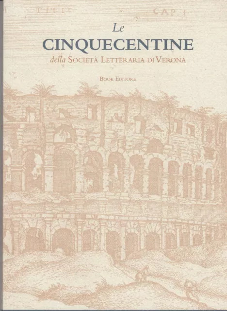 Bibliografia Le Cinquecentine Della Società Letteraria Di Verona