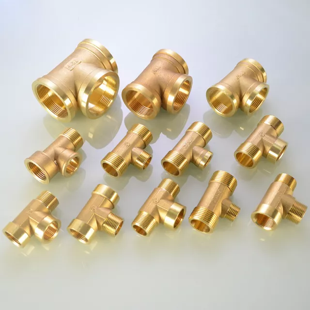 11/4" 11/2" 1" 3/4" Tee Pipe Fitting Male Female BSP Thread Piece Connector