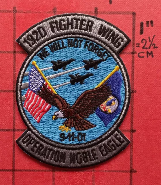 Original Patch Usaf Air Force Guard Virginia Va Ang 149 Fs  F-16   Noble Eagle