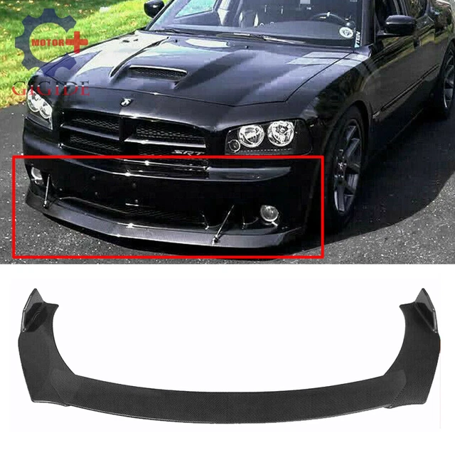 CARBON FIBER FRONT Bumper Lip Spoiler Splitter For Dodge Charger