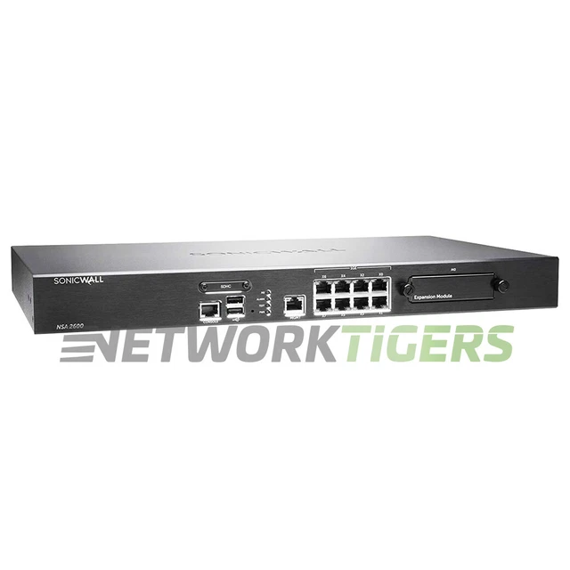 SonicWALL 01-SSC-3861 NSA 2600 HA High Availability Firewall TRANSFER READY