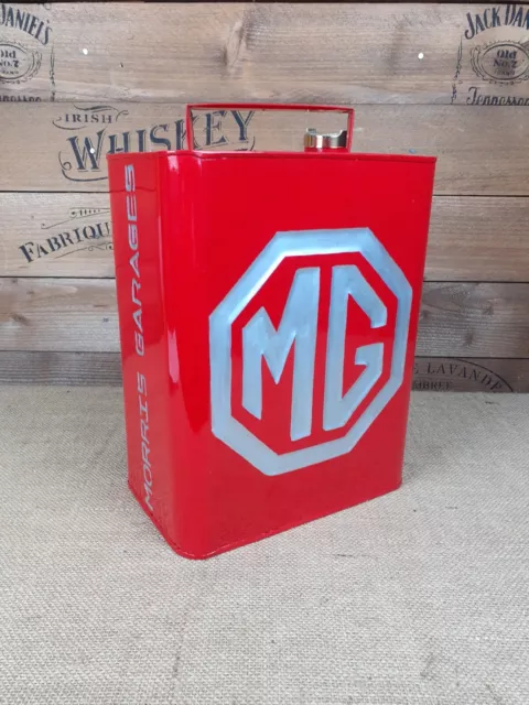 Vintage Retro style MG Morris Garage's Oil can Rectangular