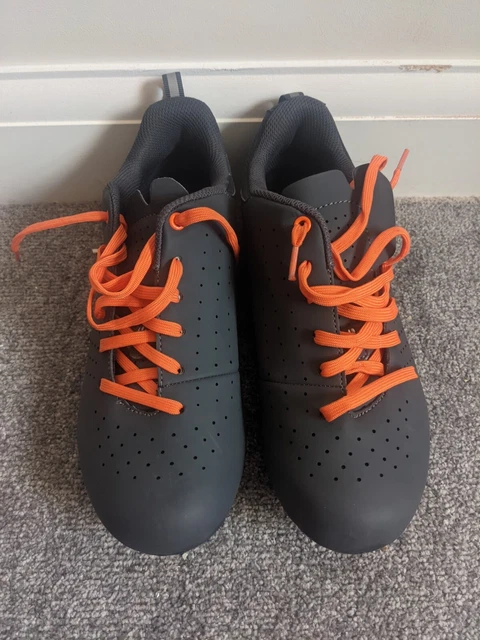 Muddyfox Classic 100 Herren Radschuhe grau orange UK 8 3