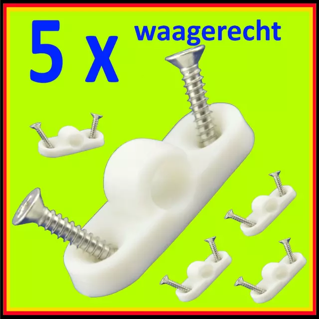 TOP 5 St. Wandösen Vorzeltösen waagerecht Kunststoff + 10 Schrauben Wohnwagen