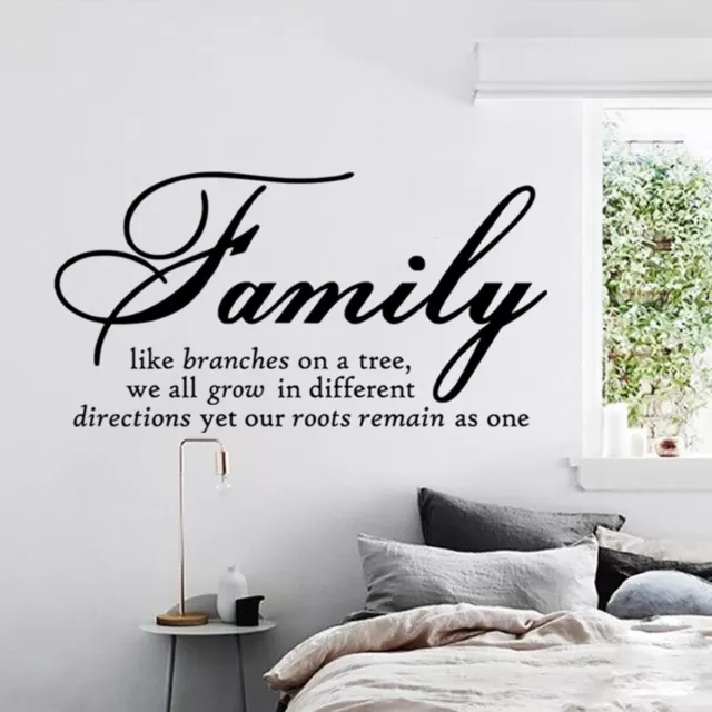 Creative Family Quote Wall Sticker PVC Art Decal for Home Office Decor