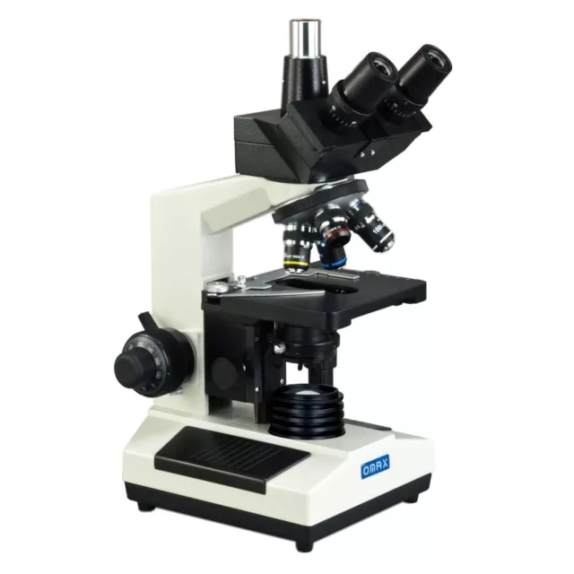 OMAX 40X-2500X Biological Doctor Veterinary Lab Compound Trinocular Microscope