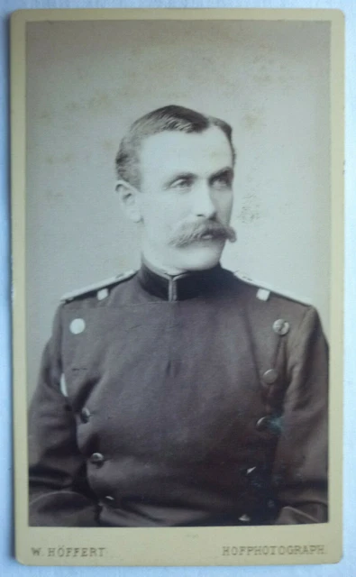 CdV Preussische KRIEGSAKADEMIE BERLIN 1886 - 1889 von Höffert Berlin Leipzig