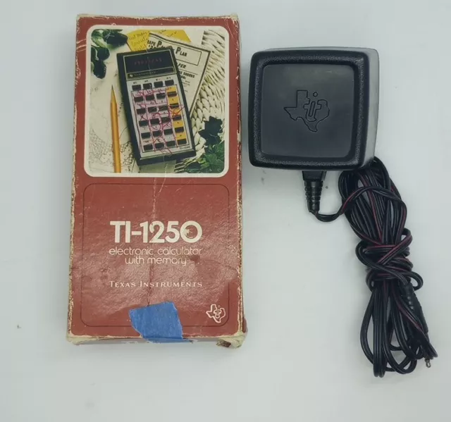 TI-1250 Texas Instruments Calculator Vintage Electronics