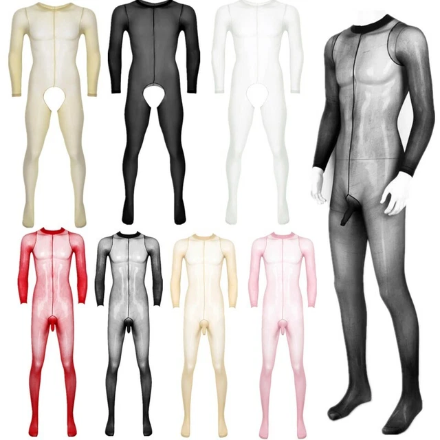 HERREN DURCHSICHTIG BODY Mesh Ganzkrperanzug Overall Jumpsuit mit  Penishlle EUR 6,03 - PicClick DE