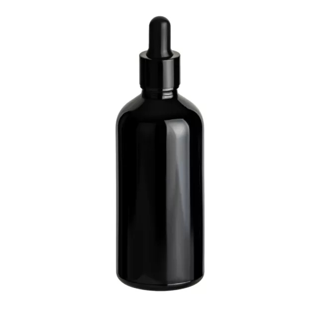 Pipetten-Flaschen aus Farbglas mit Glaspipette - Leere Apothekerflasche 50/100ml 3