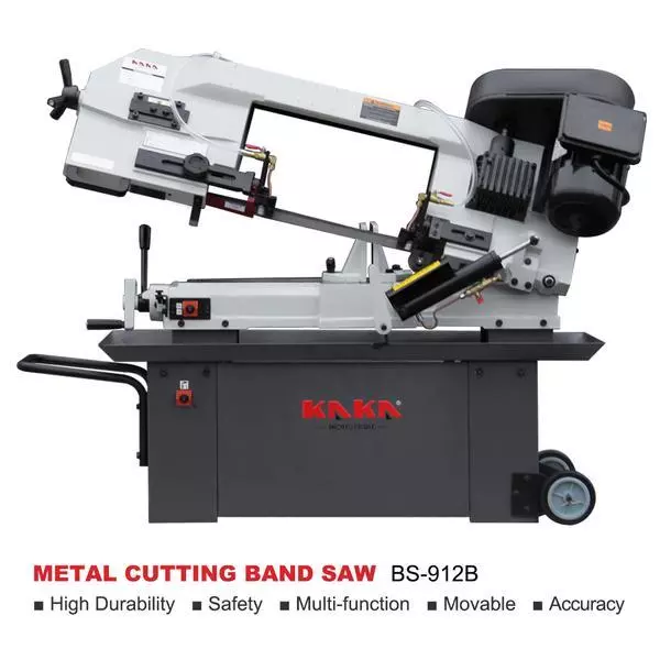 KAKA  BS-912B, 9 inch Horizontal Metal Cutting Band Saw,115V230V/60HZ/1PH