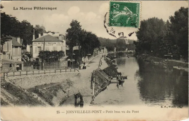 CPA JOINVILLE-le-PONT - Petit bras vu du pont (145594)