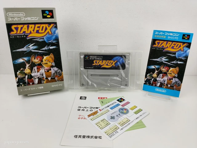 Super Famicom - STARFOX - SHVC-FO - Free Ship over 50