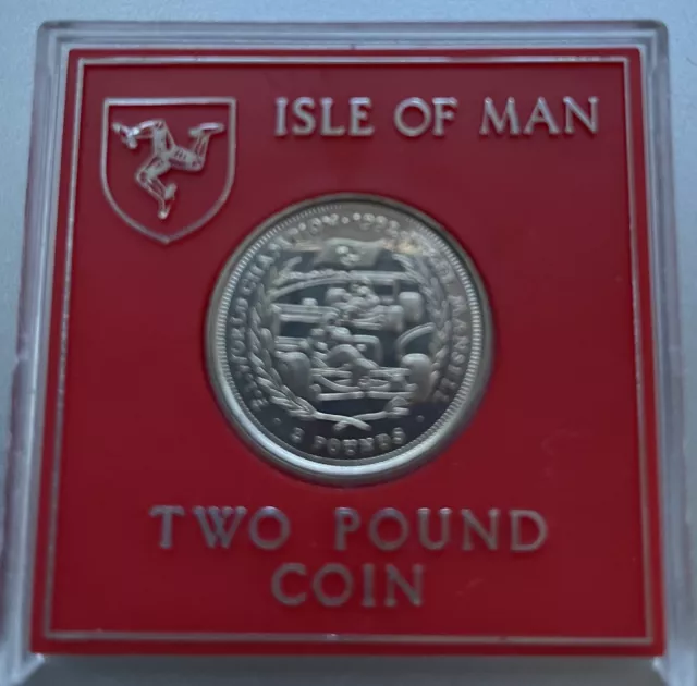 Isle of Man £2 Nigel Mansel 1993