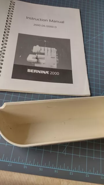 Bernina Manual 2000D/2000DE Serger, Overlocker Plus Waste Bin