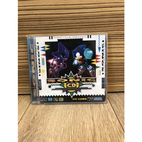 SEGA SONIC THE Hedgehog Mega CD MCD 1993 action games with cracked case ...