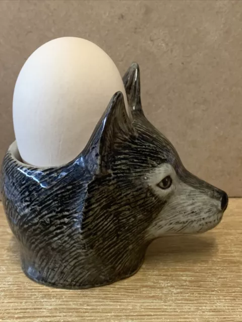 Quail Ceramics Q BLACK BEAR Egg Cup Mint Condition (B) 3