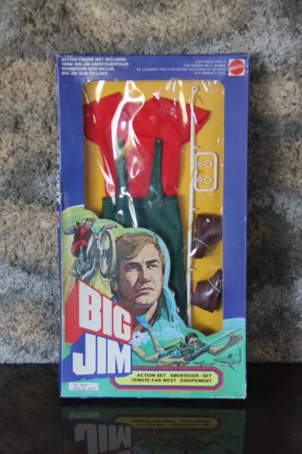 Blister Vide Big Jim Mattel équipements De Sport - Année 1983, Occasion, Taiwan
