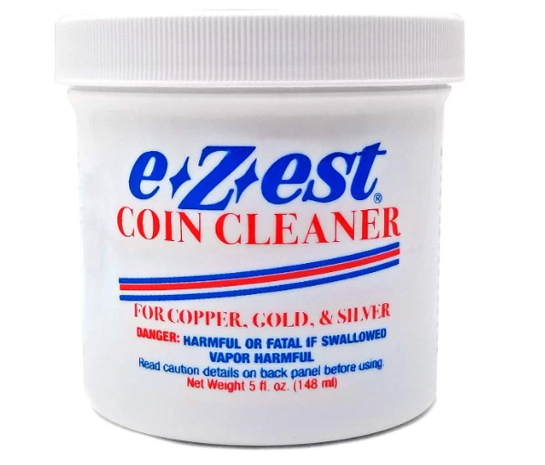 e-Z-est Easy Coin Cleaner Copper Gold Silver Jewelry, 5 Ounce Jar