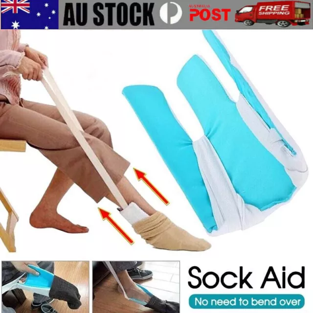 Sock Aid Easy On And Off Stocking Slider Pulling Assist Device Compression Sock