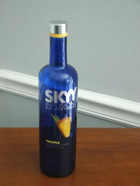 Skyy Vodka Water Bottle Electric Blue h2 go solus 24oz Stainless Steel NOS