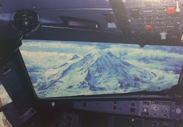 AMERICA WEST AIRLINES cockpit postcard - airline issue