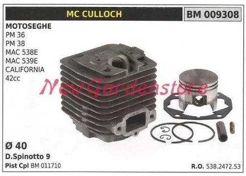 538092520 - Piston + Segments pour tronçonneuse MC CULLOCH