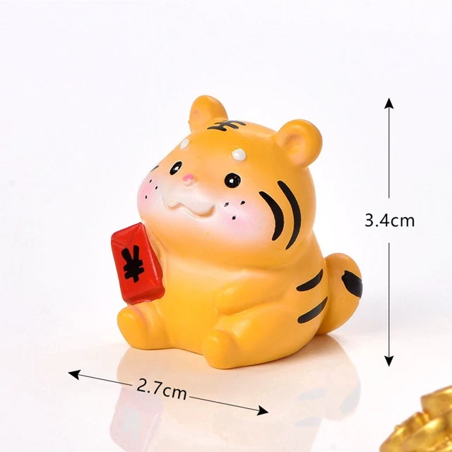 année Ornement de jardin Tigre miniature Micro Aménagement Paysager Figurine 4