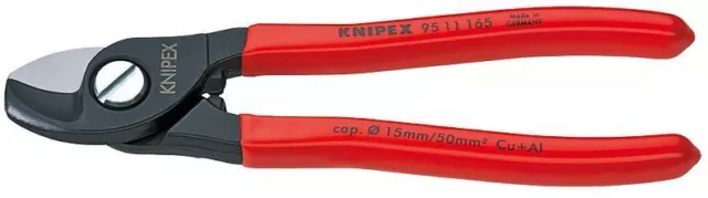 Knipex 95 11 165 Cavo Cesoie PVC Impugnatura 165mm