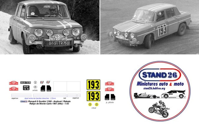 VOITURE MINIATURE RENAULT 8 R8 Gordini 1/43 EUR 5,00 - FR
