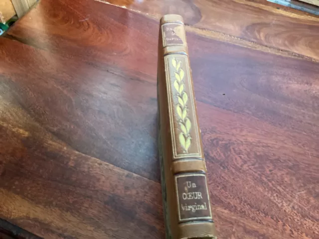 BIBLIOPHILIE, REMY DE GOURMONT, UN COEUR VIRGINAL, HENRI JONQUIERES ed, 1923