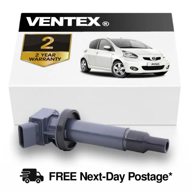 VENTEX® Ignition Coil Pack for Toyota Aygo Citroen C1 Peugeot 107 1.0 2005-2014