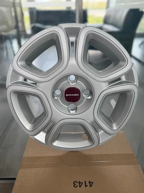 Copricerchi Serie 4 Per Fiat Panda 01- - Set Di 4 Coppe Ruota 13 Pollici Originali