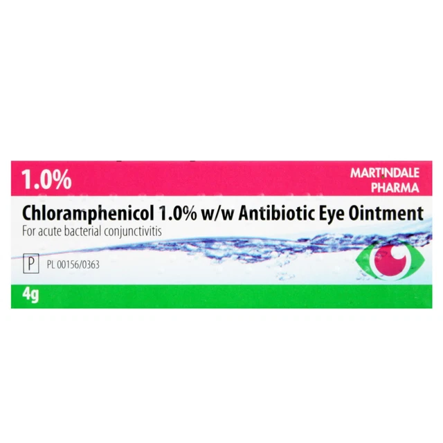 CHLORAMPHENICOL 1 EYE Ointment 4g Conjunctivitis Bacterial Infection