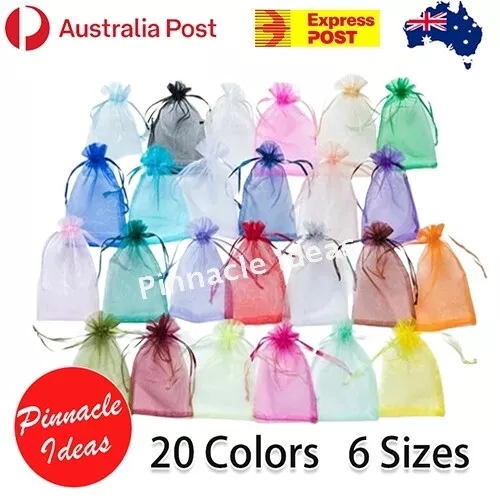 Organza Bags Candy Bulk Wedding Candy Jewellery Gift Packaging Sheer Pouch Party