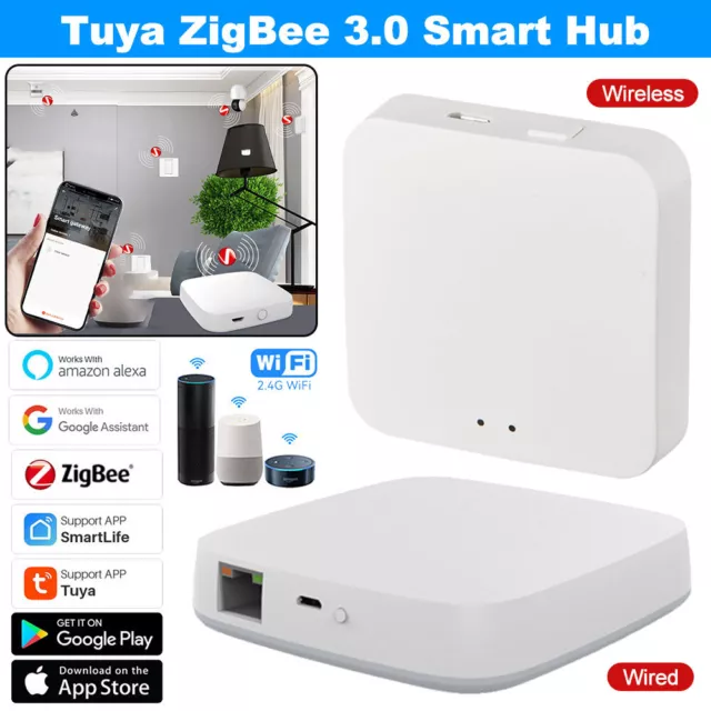 Tuya ZigBee 3.0 Smart Gateway Hub Wireless Smart Home Bridge Smart Life