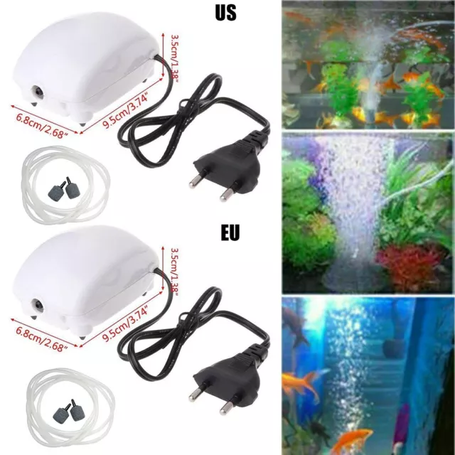 Pompe à Air pour Aquarium; Ultra-Silencieuse pompe aquarium 1.8W